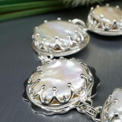 Elegancka ekskluzywna bransotka,perły,ślub - Bransoletki - Biżuteria