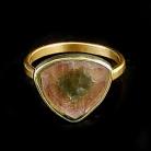 Pierścionki turmalin pierścionek ze złota,ekskluzywny,unikat