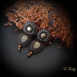 eleganckie,haft koralikowy,ekskluzywne - Kolczyki - Biżuteria
