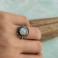 Pierścionki pierścień arabeli z kamieniem księżycowym