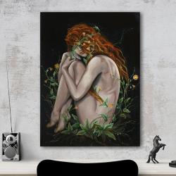 nowoczesny obraz kobieca natura,rudowłosa - Obrazy - Wyposażenie wnętrz