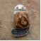 Pierścionki kocur,regulowany pierścionek z jaspisem,srebro kot