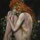 Obrazy nowoczesny obraz kobieca natura,rudowłosa