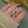 Pierścionki pierścionek,regulowany,wire wrapping,karneol