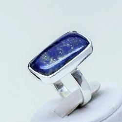 lapis lazuli,pierścionek,srebro,biżuteria - Pierścionki - Biżuteria