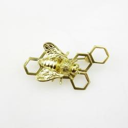 pszczoła,broszka,srebrna,prezent,dla niej, - Broszki - Biżuteria