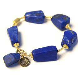 egipska,niebieska,granatowa biżuteria,lapis - Bransoletki - Biżuteria