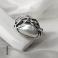 Pierścionki pierścionek srebrny,perła biwa,metalolastyka