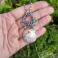 Naszyjniki Srebrny naszyjnik z jaspisem oceanicznym