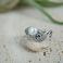 Pierścionki srebrny pierścionek z perłą,morskie inspiracje