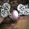 Bransoletki bransoletka,srebrna biżuteria artystyczna,różowa