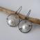 Kolczyki kolczyki koła,z perłami,surowe srebro