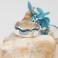 Pierścionki morski pierścionek,fala morska,niebieski larimar