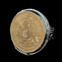 unikatowy pierścionek koral,koralowiec,srebrny - Pierścionki - Biżuteria