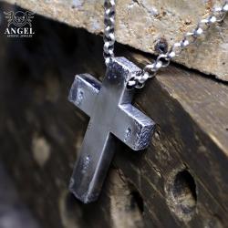 biżuteria męska,srebrny krzyż - Dla mężczyzn - Biżuteria