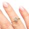 Pierścionki surowy diament,złoty pierścionek zaręczynowy