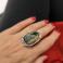 Pierścionki pierścionek masywny,jaspis oceaniczny