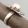 Pierścionki srebrny pierścionek z perłą