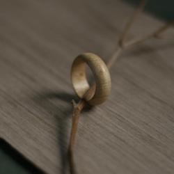 drewniana obrączka,obrączka,męska biżuteria - Pierścionki - Biżuteria