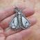 Naszyjniki wisior srebrny motyl,wisior ćma,z opalem