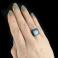 Pierścionki kamień księżycowy,srebrny pierścionek,błękit,blask