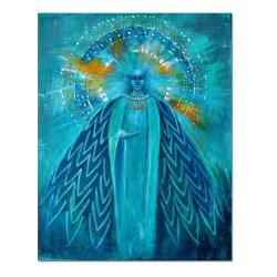 obraz anioł,anioł,malarstwo anioł - Obrazy - Wyposażenie wnętrz