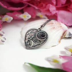 wisior srebrne serduszko serce,prezent dla mamy - Naszyjniki - Biżuteria