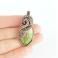 Wisiory wire wrapping,miedziany wisior,unakit