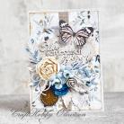 Kartki okolicznościowe kwiaty,motyl,życzenia,imieniny,urodziny,rocznica