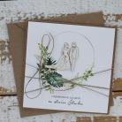 Kartki okolicznościowe eko kartka ślubna,kartka na ślub
