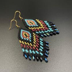 kolczyki indiańskie - Kolczyki - Biżuteria