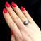 Pierścionki mroczny pierścionek z kamieniem księżycowym