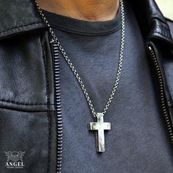 krzyż robiony na zamówienie,naszyjnik z krzyżem - Dla mężczyzn - Biżuteria