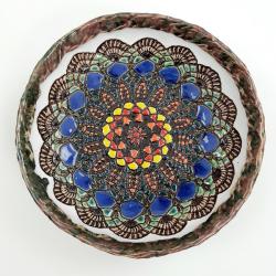 kolorowa ceramiczna misa,patera,prezent - Ceramika i szkło - Wyposażenie wnętrz
