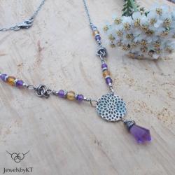 srebro,kobiecy,chainmaille,nowoczesny,JewelsbyKT - Naszyjniki - Biżuteria