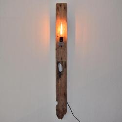 lampa drewniana,lampa wabi-sabi - Inne - Wyposażenie wnętrz