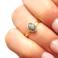 Pierścionki surowy diament,złoty pierścionek zaręczynowy