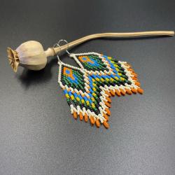 kolczyki indiańskie,wakacyjne kolczyki - Kolczyki - Biżuteria