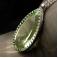 Naszyjniki naszyjnik srebrny z prasolitem,zielony,elegancki