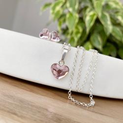 biżuteria ze srebra i kryształów Swarovski,prezent - Komplety - Biżuteria