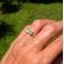Pierścionki ciekawy srebrny pierścionek z surowym turmalinem