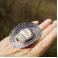 Pierścionki Srebrny pierścionek z jaspisem oceanicznym