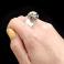 Pierścionki srebrny pierścionek jaspis dalmatyński,zwierzęcy