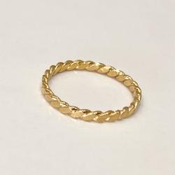 Omerta,złota obrączka pozłacany pierścionek - Pierścionki - Biżuteria