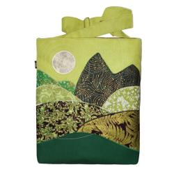 zielona torebka dla fanki gór,duża,do szkoły - Na ramię - Torebki