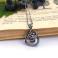 Naszyjniki fioletowy kwarc,srebro,wire wrapping,naszyjnik