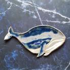 Ceramika i szkło wieloryb,morskie dekoracje,ceramiczny wieloryb